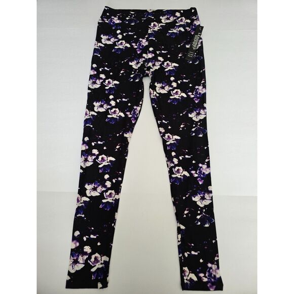 YOGA Plus Size Womens Luscious Purple Posies Leggings Depot Women Ultra Soft - Picture 5 of 8